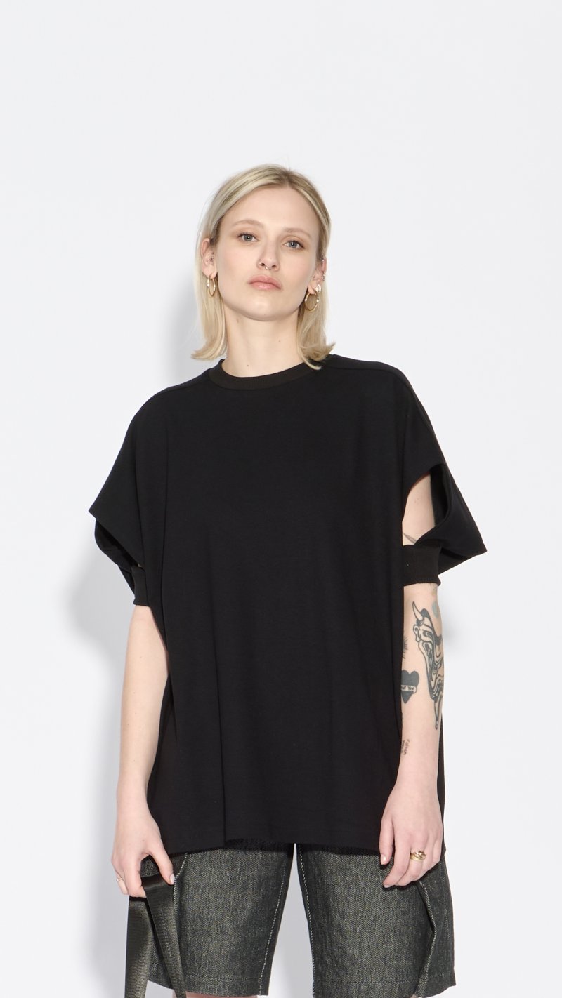 Black sun top / long