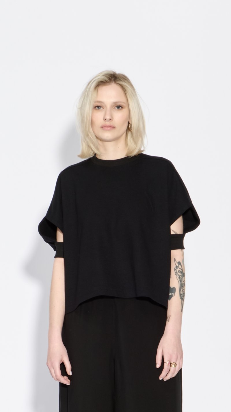 Black sun top / short