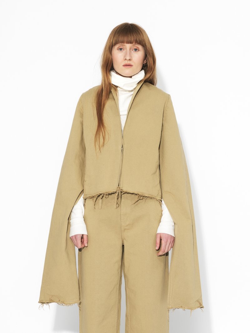 Two options / Selvage Denim / sand