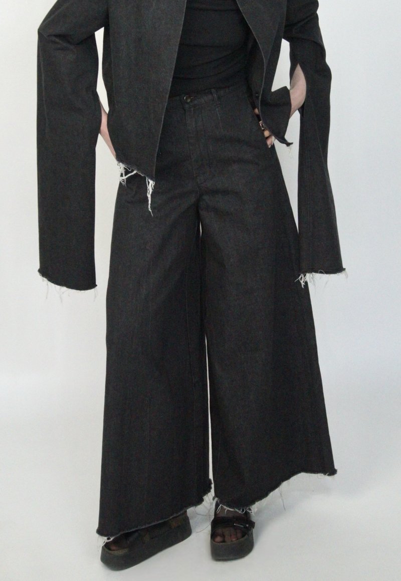 wide trousers / Kagoshima denim