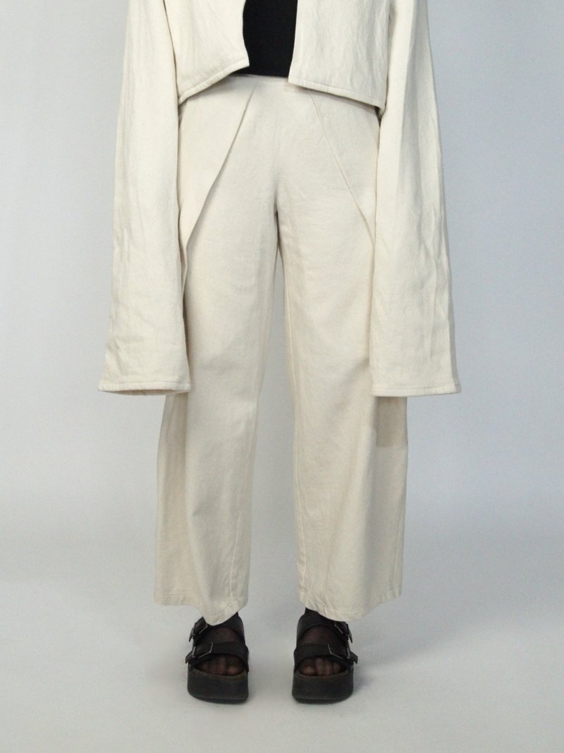 Dole široké / denim Hjógo / ecru