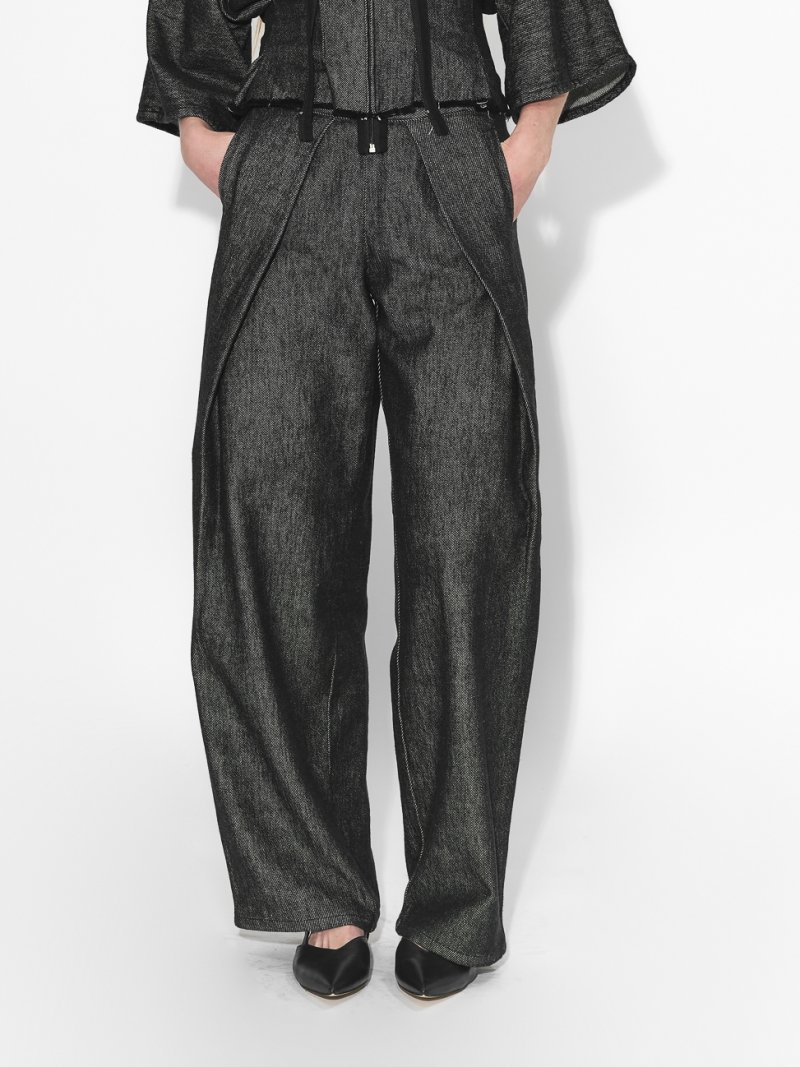 Dole široké / denim Hjógo / black